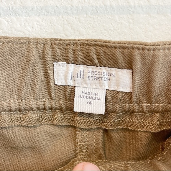 J. Jill Women Pants‎ Precision Stretch khaki Sz 14 Business Casual Office wear - Picture 6 of 10
